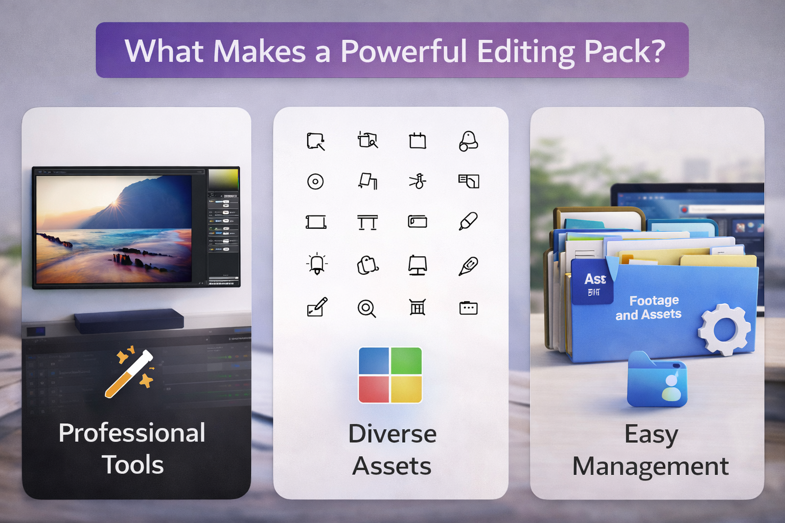 What Makes a Powerful Editing Pack?