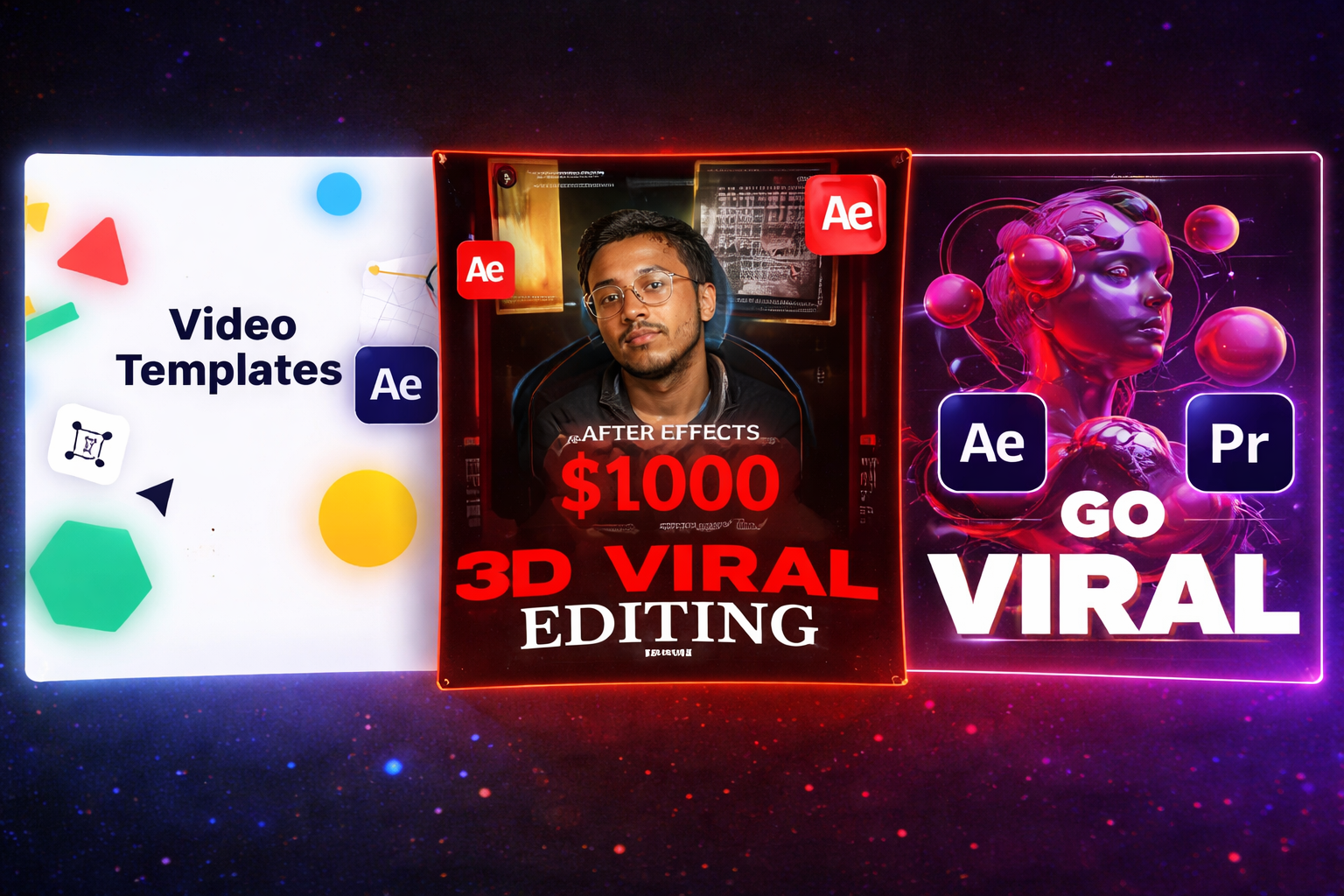 Viral Edit Styles Using Ready After Effects Project Files