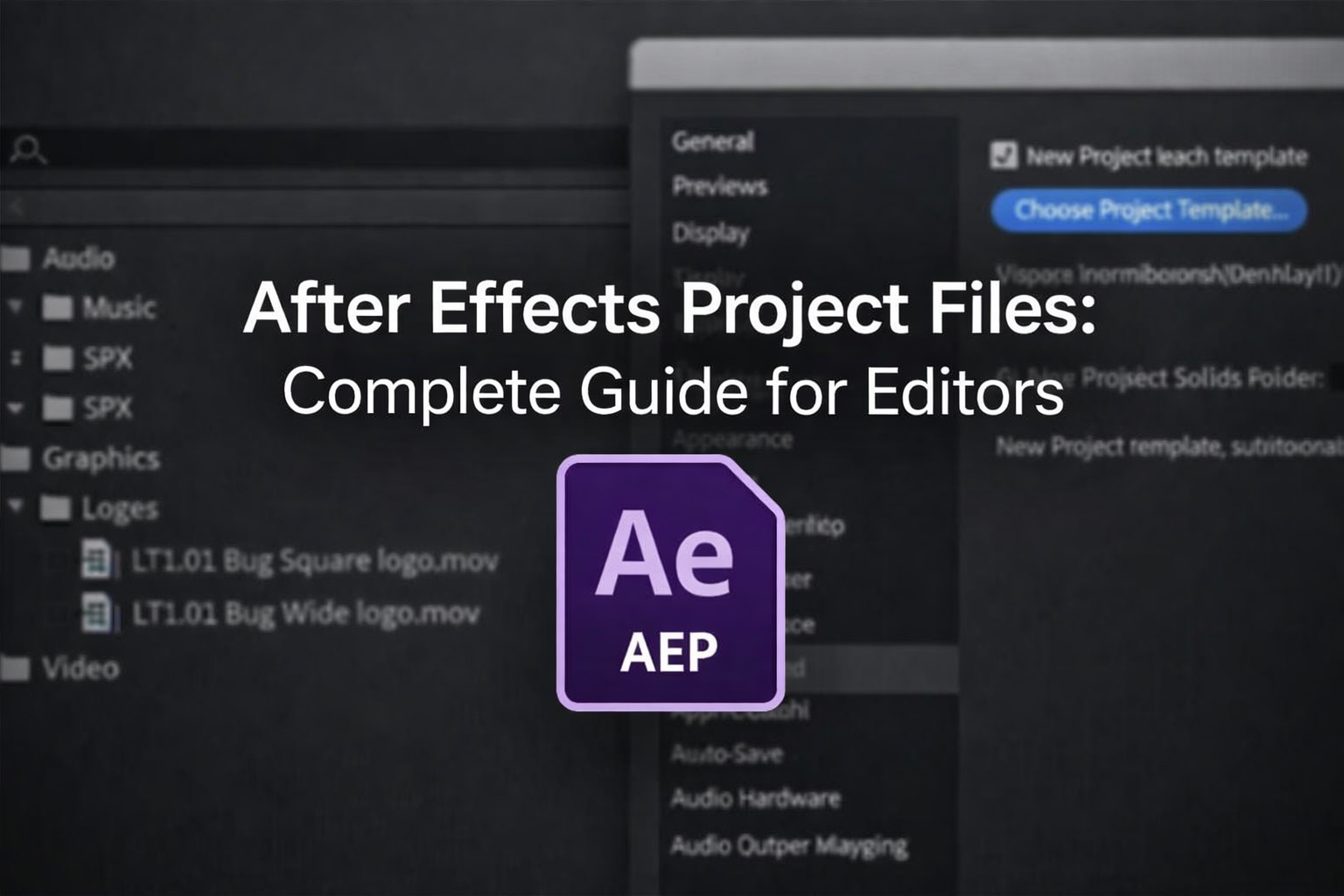 After Effects Project Files: Complete Guide for Editors
