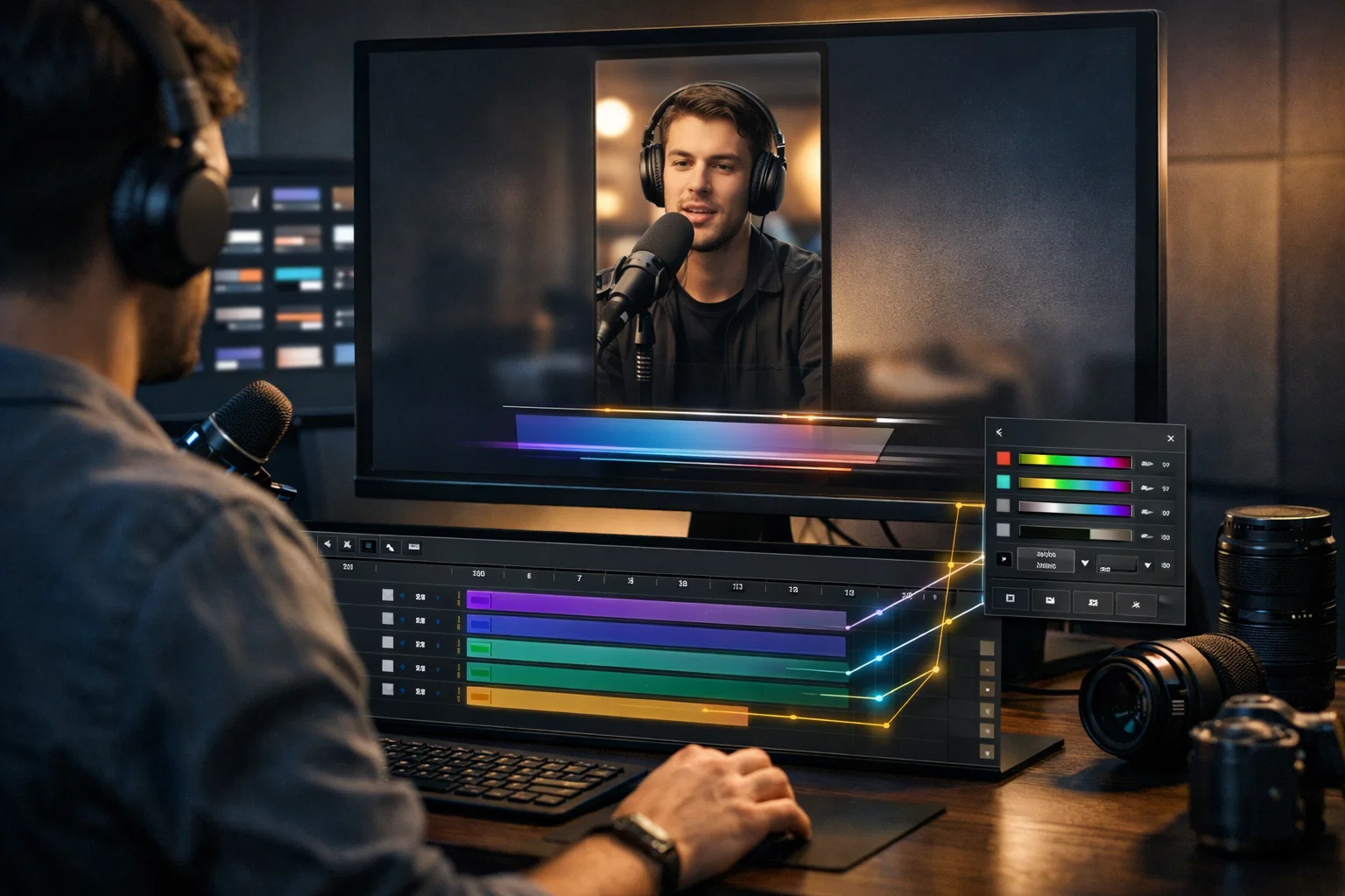 Lower Third Templates for Reels & Podcasts