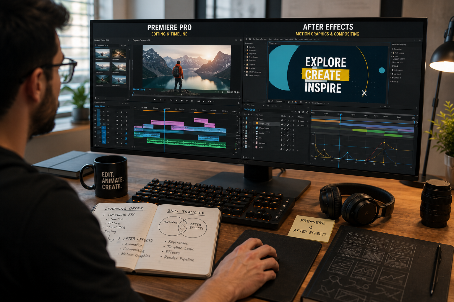 After Effects vs Premiere Pro: Which One to Learn First