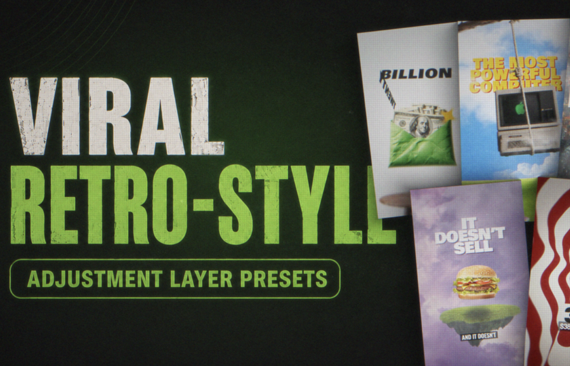 Retro-Style Adjustment Layer Presets