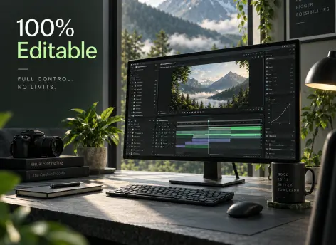 100% Editable